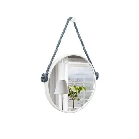 Espelho Adnet com Alça de Sisal - 40 cm