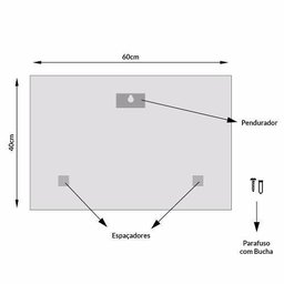 Quadro Decorativo De Vidro Temperado Ponte 60x40 - 3