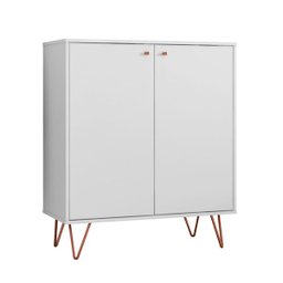 Sapateira Retro Metal Agata Branco Ac - 1