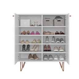 Sapateira Retro Metal Agata Branco Ac - 2