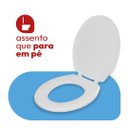 Ver imagem 5 de Assento Sanitário Polipropileno Talento Oval Astra Branco