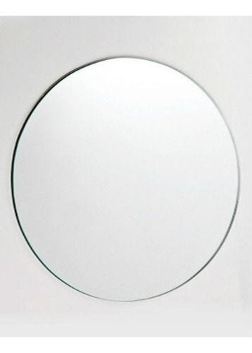 Espelho Multiuso Lapidado Redondo 50cm Diam. Fita Dupla Face