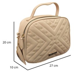 Bolsa de Mão e Transversal Betty Boop Bege Semax - 6
