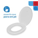 Ver imagem 6 de Assento Sanitário Almofadado Perfumado Oval Astra