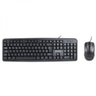 Kit Teclado e Mouse Usb Hoopson com Fio Moderno e Bonito - 1