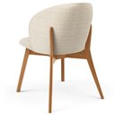 Ver imagem 7 de Kit 02 Cadeiras de Jantar e Estar Living Estofada Mia L02 Linho Palha - Lyam Decor