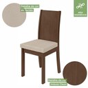 Ver imagem 5 de Conjunto Mesa Celebrare Com Tampo 4 Cadeiras Rinzai Athenas Móveis Lopas