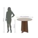 Ver imagem 4 de Conjunto Mesa Celebrare Com Tampo 4 Cadeiras Rinzai Athenas Móveis Lopas