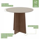 Ver mais imagens de Conjunto Mesa Celebrare Com Tampo 4 Cadeiras Rinzai Athenas Móveis Lopas