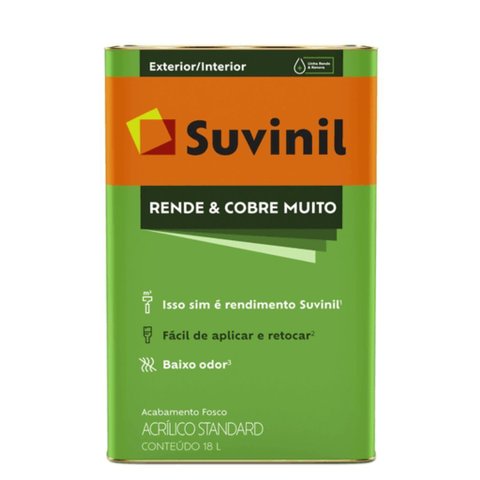 Tinta Rende Muito Fosca 18 Litros Elefante - Suvinil