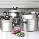Ver imagem 3 de Caçarola Solar Baquelite Rasa em Aço Inox Fundo Triplo com Tampa e Alças de Baquelite 20cm 2.9 L Tra