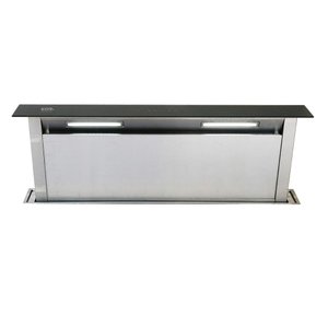 Coifa de Embutir para Bancada Eos Premium 90cm Retrátil em Inox 1200m³/h + Motor Epco90bd 220v
