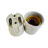 10 Bocal Soquete E27 Cerâmico 4A 127/220v Alta Temperatura Cor:Branco - 2