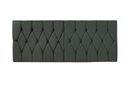 Ver imagem 2 de Cabeceira Painel Dubai Deluxe Estofada Queen Size Cinza - 1,60 metros