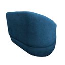 Ver imagem 5 de Namoradeira Decorativa Beatriz Orgânica Bouclé Azul Marinho