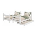 Ver imagem 7 de Treliche Madeira Maciça - Vira 2 Camas - para Colchão 78/88x188cm Multimóveis CR35685 Branco