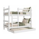 Ver imagem 2 de Treliche Madeira Maciça - Vira 2 Camas - para Colchão 78/88x188cm Multimóveis CR35685 Branco