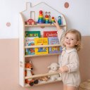 Ver imagem 1 de Nicho Prateleira Casinha City em MDF Branco – Quarto Infantil