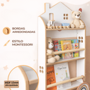 Ver imagem 3 de Nicho Prateleira Casinha City em MDF Branco – Quarto Infantil
