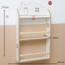 Ver imagem 4 de Nicho Prateleira Casinha City em Mdf Branco – Quarto Infantil