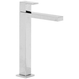 Torneira Quadrada Bica Alta Cromada 1/4 de Volta MV22BA - 1