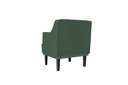 Ver imagem 2 de Poltrona Decorativa Alice Suede Verde Pés Madeira Ms Decor