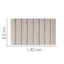 Ver imagem 2 de Painel Estofada Carla 140CM Casal Courino Bege - D A DECOR
