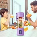 Ver imagem 5 de Mini Liquidificador Usb Recarregável 6 Lâminas 380ml