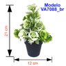 decoração plantas artificiais decorativas vaso vasinho falsa flor - VA7088_br - 4