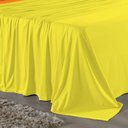 Ver imagem 2 de Jogo de Cama Casal Viúva Nobre 4 Peças Malha 100% Algodão - Amarelo / Laranja