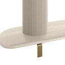 Ver imagem 2 de Buffet Aparador Orgânico 135cm Pés Metálicos Alison Off White L04 - D'rossi