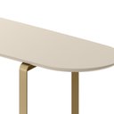 Ver imagem 3 de Buffet Aparador Orgânico 135cm Pés Metálicos Alison Off White L04 - D'rossi
