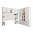 Ver imagem 5 de Guarda-roupa Modulado 9 Portas 8 Gavetas Maestro Branco - Panorama Móveis
