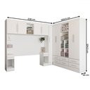 Ver imagem 6 de Guarda-roupa Modulado 9 Portas 8 Gavetas Maestro Branco - Panorama Móveis
