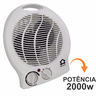 Aquecedor de Ar Elétrico Portátil 2000w Potência Controle Temperatura Aquece Ventilador 220v - 2