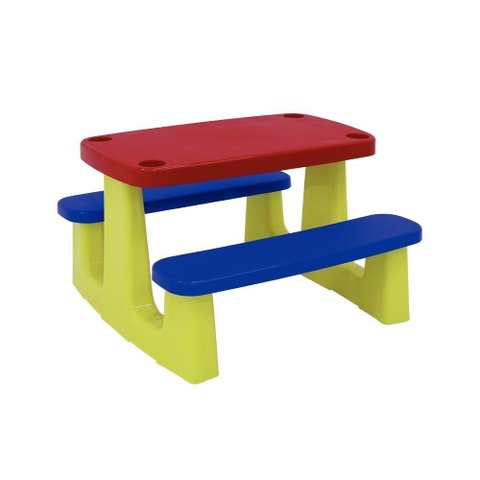 Mesa Infantil Picnic Colorida em Polipropileno Tramontina