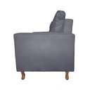 Ver imagem 2 de Sofá Davi 2 Lugares Suede Cinza - Dominic Decor