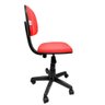 Cadeira Secretaria Giratória de Escritório com Regulagem de Altura em Jserrano:vermelho - 4