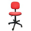Ver imagem 2 de Cadeira Secretaria Giratória de Escritório com Regulagem de Altura em Jserrano:vermelho