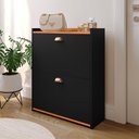 Ver imagem 2 de Sapateira Organizadora Pequena Apartamento 12 Pares Calçados Gavetas Basculante Decoração Quarto