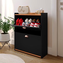 Sapateira Organizadora Pequena Apartamento 12 Pares Calçados Gavetas Basculante Decoração Quarto - 5