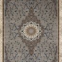Ver imagem 5 de Tapete Persa Royal Cinza 300x200cm Fio Acetinado - Ideal para Quarto e Sala