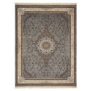 Ver imagem 1 de Tapete Persa Royal Cinza 300x200cm Fio Acetinado - Ideal para Quarto e Sala