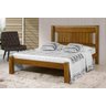 Cama de Casal Sabrina em Madeira Maciça Imbuia - Atraente Móveis - 1
