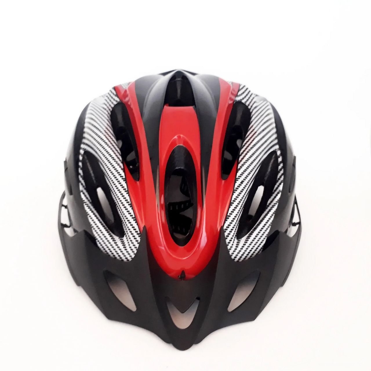 Capacete Ciclismo Mtb Com Sinalizador Led Vermelho Byorn:Vermelho/G - 2