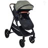 Carrinho de Bebe 3 em 1 Apolo Verde e Bebe Conforto Aconchego - Passear Baby - 2