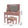 Penteadeira JB 7500 Luxo Rose Brilho – JB Bechara - 3