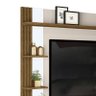 Painel Ripado Remo Porta Basculante para Tv de até 55” Creme/tronco Ripado - Pr Móveis - 3