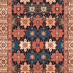Passadeira Persa Floral Casa Dona Antiderrapante 0,66x2,40cm - 2