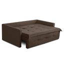 Ver imagem 4 de Sofá sem Caixa Retrátil e Reclinável 1,85m com Molas Bianca Boucle Cinza Madelina Decor